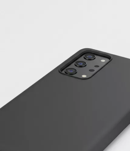 iPhone 17e/16e prémium szilikon tok, Fekete - 