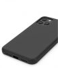 Premium szilikon tok, iPhone 16 Plus, Fekete