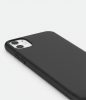 Premium szilikon tok, iPhone 16 Plus, Fekete