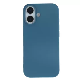 Premium szilikon tok, iPhone 17, Kék