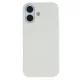 Premium szilikon tok, iPhone 17, Tört Fehér