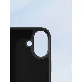 Premium szilikon tok, iPhone 17 Pro Max, Fekete