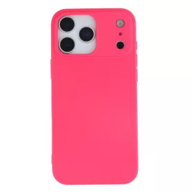 Premium szilikon tok, iPhone 17 Pro Max, Magenta