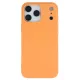 Premium szilikon tok, iPhone 17 Pro Max, Narancs