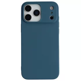 Premium szilikon tok, iPhone 17 Pro, Kék
