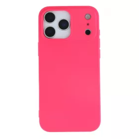 Premium szilikon tok, iPhone 17 Pro, Magenta
