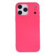 Premium szilikon tok, iPhone 17 Pro, Magenta
