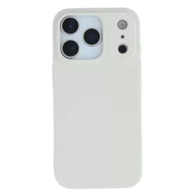 Premium szilikon tok, iPhone 17 Pro, Tört Fehér