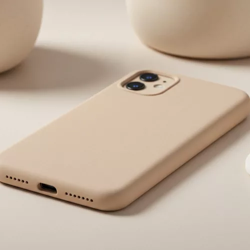 Premium szilikon tok, Samsung A56, Édes barack