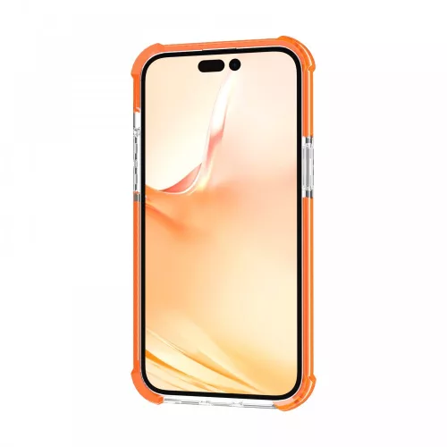 iPhone 13 Mini ütésálló szilikon hátlap, Narancs