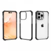 iPhone 13 Pro Max ütésálló szilikon hátlap, Fekete