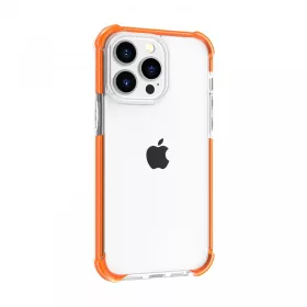 iPhone 13 Pro Max ütésálló szilikon hátlap, Narancs
