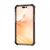 iPhone 15 Plus ütésálló szilikon hátlap, Fekete