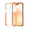 iPhone 15 Plus ütésálló szilikon hátlap, Narancs