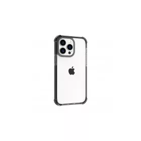iPhone 15 Pro Max ütésálló szilikon hátlap, Fekete