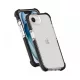 iPhone 17e/16e ütésálló szilikon hátlap, Fekete