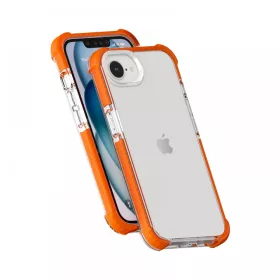 iPhone 17e/16e ütésálló szilikon hátlap, Narancs