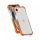 iPhone 17e/16e ütésálló szilikon hátlap, Narancs