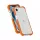 iPhone 17e/16e ütésálló szilikon hátlap, Narancs
