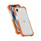 iPhone 17e/16e ütésálló szilikon hátlap, Narancs