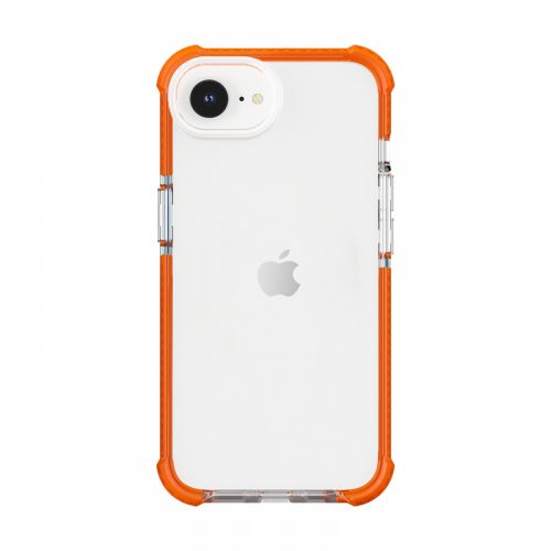 iPhone 17e/16e ütésálló szilikon hátlap, Narancs