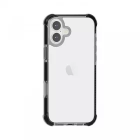 iPhone 17 ütésálló szilikon hátlap, Fekete