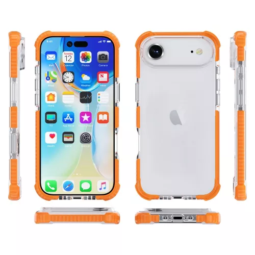 iPhone  Air ütésálló szilikon hátlap, Narancs