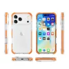 iPhone 17 Pro Max ütésálló szilikon hátlap, Narancs