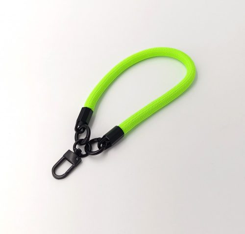 Szövet csuklópánt szilikon tokhoz, Neonzöld