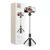 Tech-Protect L01S Bluetooth Selfie Stick Tripod fekete