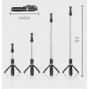 Tech-Protect L01S Bluetooth Selfie Stick Tripod fekete