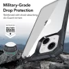 ESR Air Armor tok Apple iPhone 14 Plus / 15 Plus készülékhez - Átlátszó/fekete