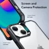 ESR Air Armor tok Apple iPhone 14 Plus / 15 Plus készülékhez - Átlátszó/fekete