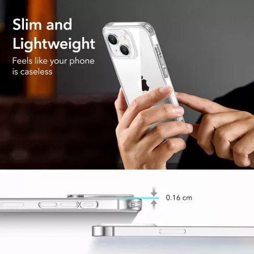ESR Project Zero tok Apple iPhone 14 Plus / 15 Plus készülékhez - Átlátszó
