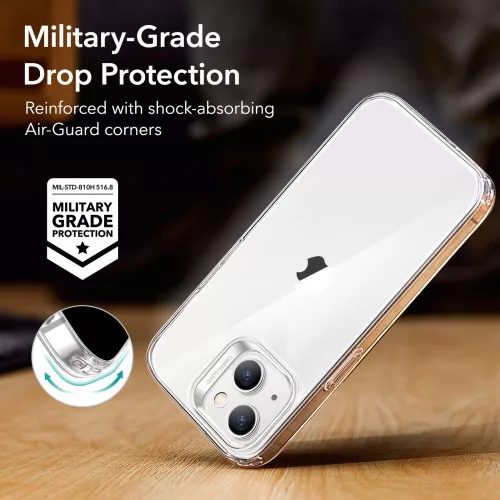 ESR Project Zero tok Apple iPhone 14 Plus / 15 Plus készülékhez - Átlátszó