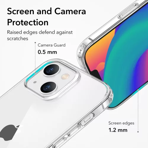 ESR Project Zero tok Apple iPhone 14 Plus / 15 Plus készülékhez - Átlátszó