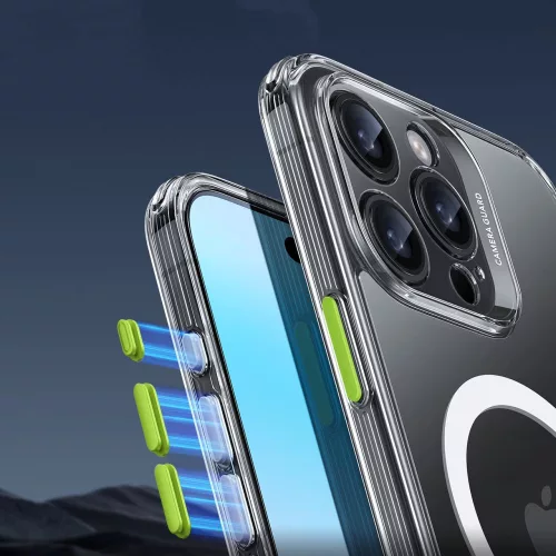 ESR Classic Pro Set Halolock MagSafe tok Apple iPhone 16 Pro Max készülékhez - Átlátszó