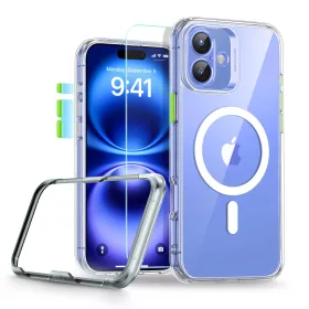   ESR Classic Pro Set Halolock MagSafe tok Apple iPhone 16 készülékhez - Átlátszó