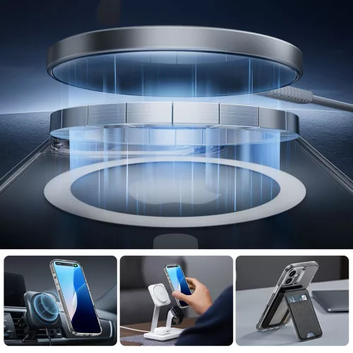 ESR Classic Pro Set Halolock MagSafe tok Apple iPhone 16 készülékhez - Átlátszó