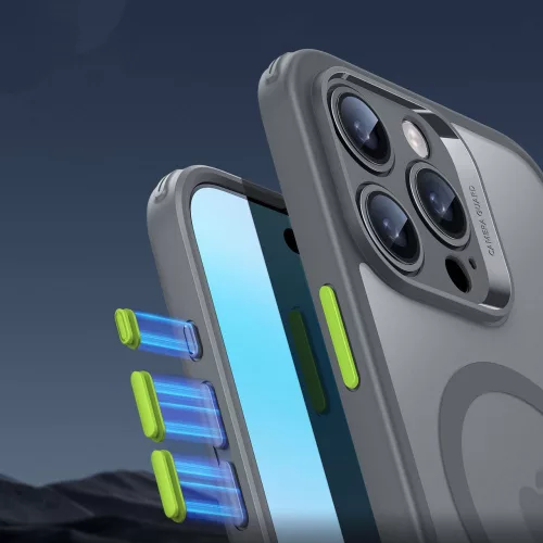 ESR Classic Pro Set Halolock MagSafe tok Apple iPhone 16 Pro Max készülékhez - Matt szürke