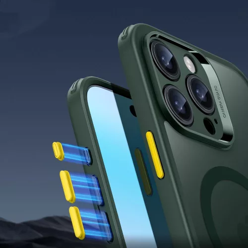 ESR Classic Pro Set Halolock MagSafe tok Apple iPhone 16 Pro Max készülékhez - Matt zöld
