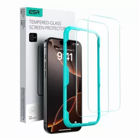  ESR Tempered Glass 2-Pack üvegfólia Apple iPhone 16 készülékhez - Átlátszó