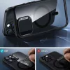 ESR Classic Hybrid Halolock MagSafe & Tempered Glass tok Apple iPhone 16 Pro Max készülékhez - Átlátszó/fekete