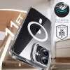 ESR Classic Hybrid Kickstand Halolock MagSafe & Tempered Glass tok kitámasztóval Apple iPhone 16 Plus készülékhez - Átlátszó