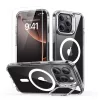 ESR Classic Hybrid Kickstand Halolock MagSafe & Tempered Glass tok kitámasztóval Apple iPhone 16 Pro készülékhez - Átlátszó