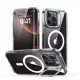 ESR Classic Hybrid Kickstand Halolock MagSafe & Tempered Glass tok kitámasztóval Apple iPhone 16 Pro készülékhez - Átlátszó