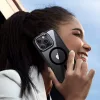 ESR Classic Hybrid Kickstand Halolock MagSafe & Tempered Glass tok kitámasztóval Apple iPhone 16 Pro készülékhez - Átlátszó/fekete