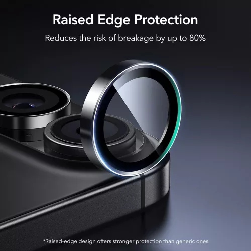 ESR Armorite Camera Protector kameravédő Apple iPhone 16 / 16 Plus / 17 készülékhez - Fekete