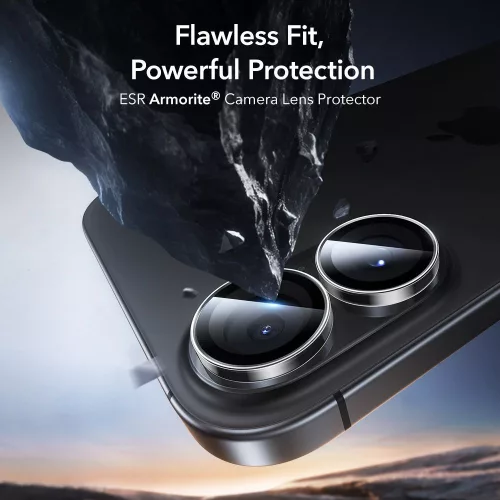 ESR Armorite Camera Protector kameravédő Apple iPhone 16 készülékhez - Átlátszó