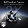 ESR Armorite Camera Protector kameravédő Apple iPhone 16 készülékhez - Átlátszó